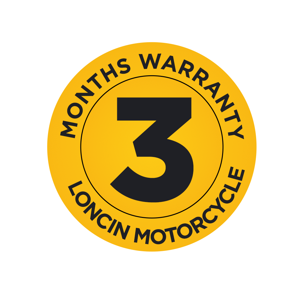 Loncin Motorcycle - 2 years warranty