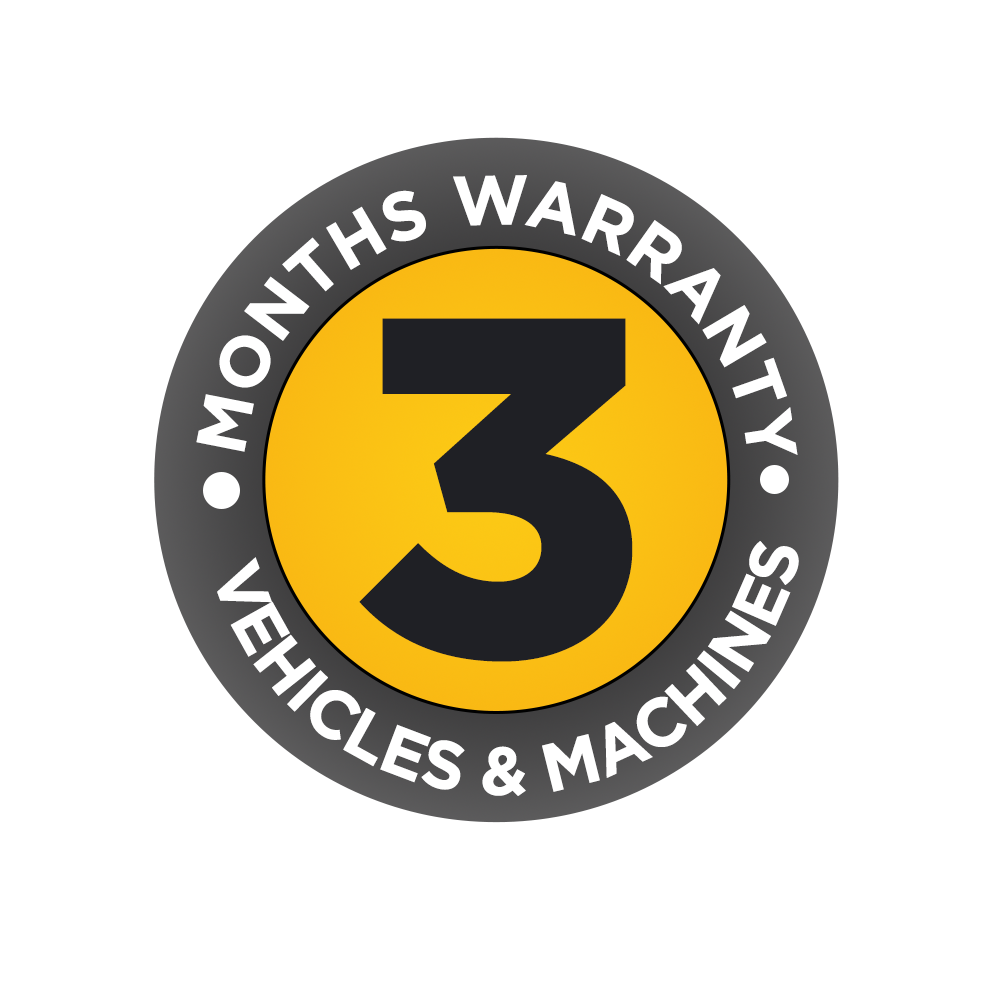 Vehicles and Machines - 3 months warranty